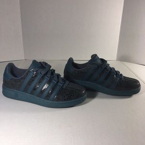 K-Swiss Women’s Classic VN Teal Snake Skin Sneaker